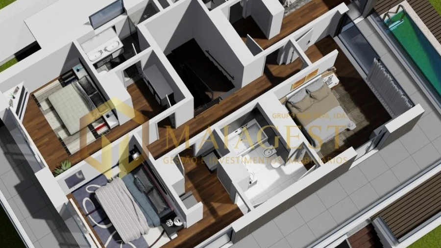 Moradia T3 para Venda em Sandim, Olival, Lever e Crestuma