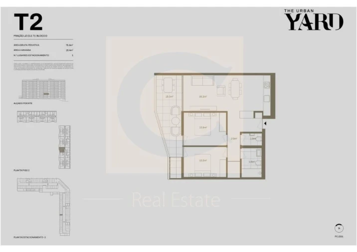 Apartamento T2 para Venda em Santa Marinha e São Pedro da Afurada Foto 10