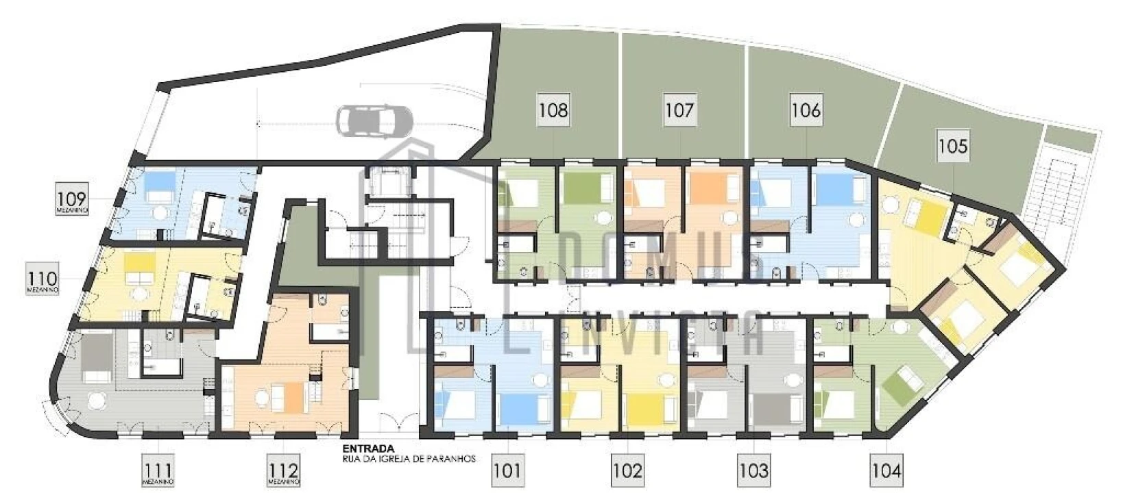 Apartamento T1 para Venda em Paranhos Planta 2