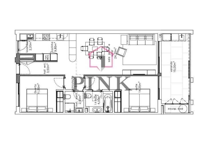 Apartamento T2 para Venda em São Martinho Foto 13