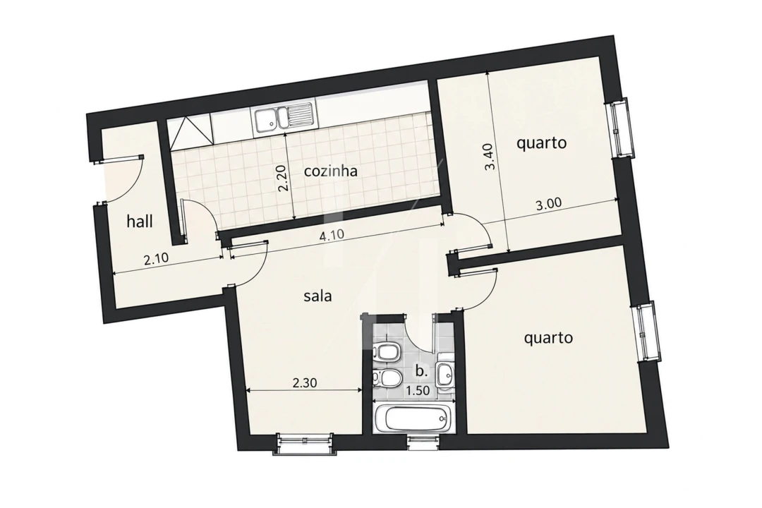 Apartamento T2 para Venda em Lagos (São Sebastião e Santa Maria) Foto 22