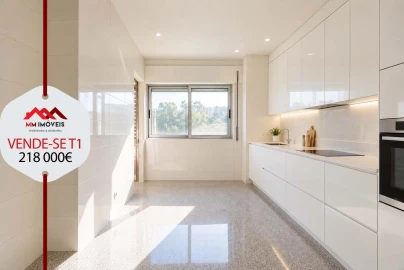 Apartamento T1 para Venda em Nogueira e Silva Escura