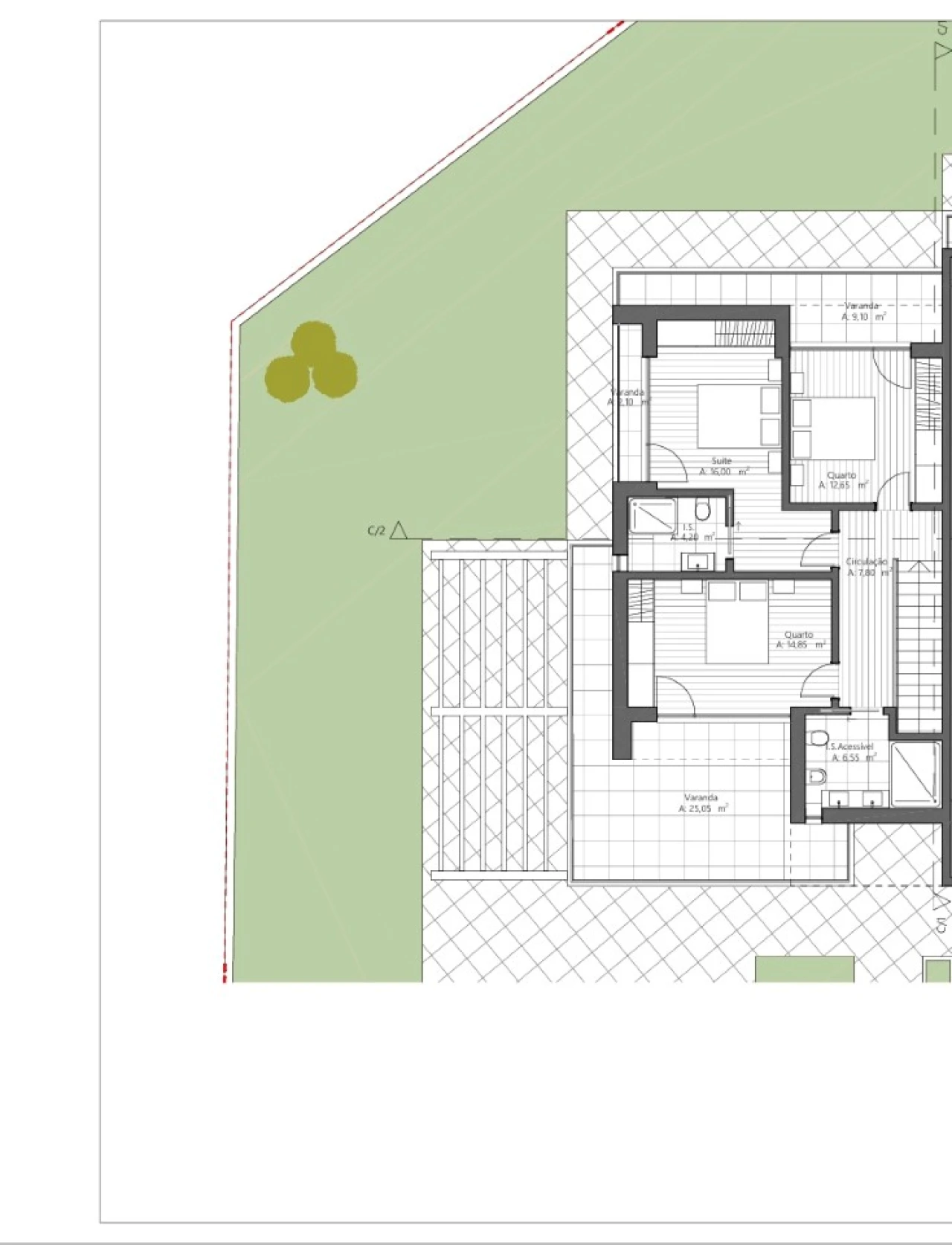 Moradia T3 para Venda em São João de Lourosa Planta 2