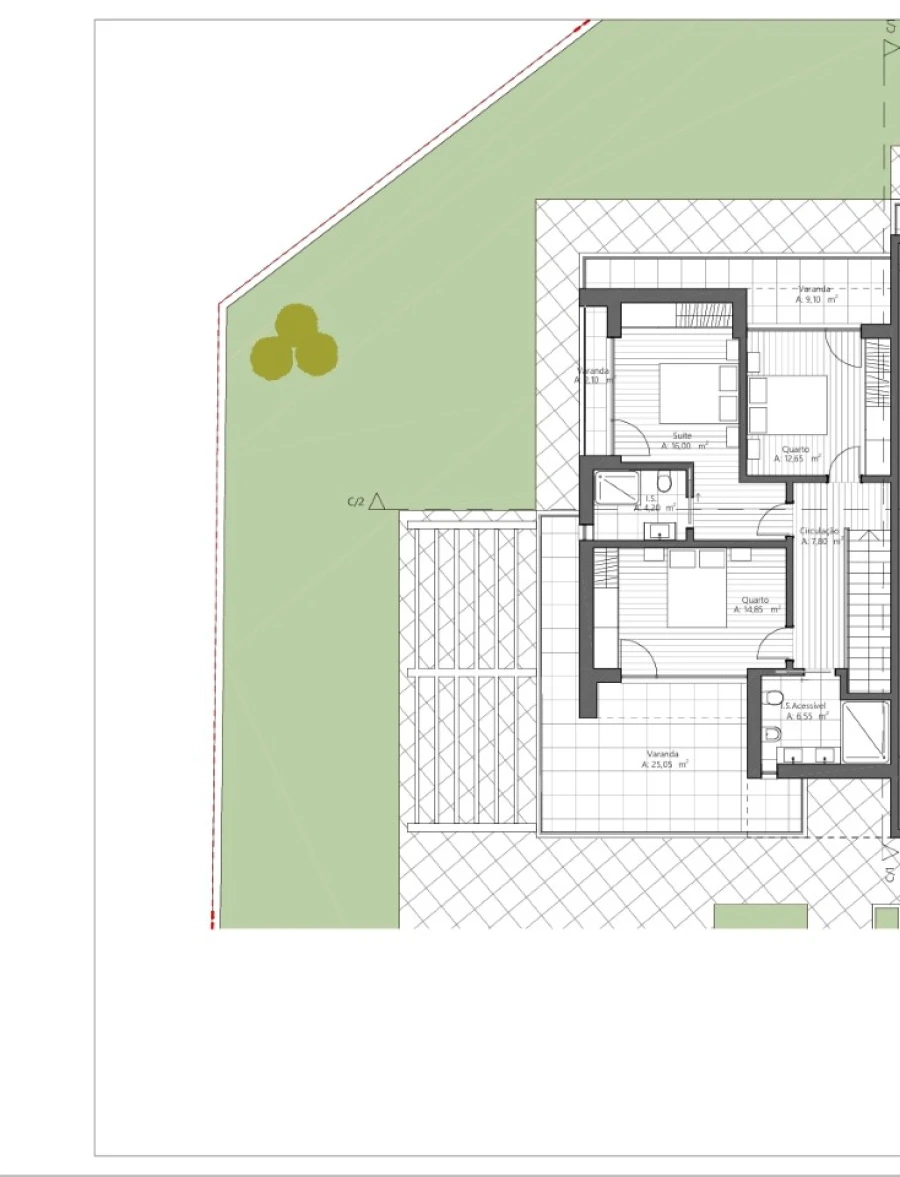 Moradia T3 para Venda em São João de Lourosa Planta 2