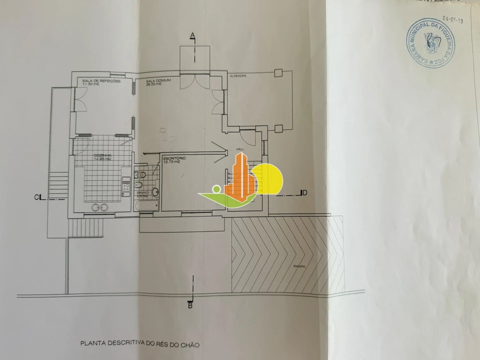 Moradia T4 para Venda em Lavos Planta 3