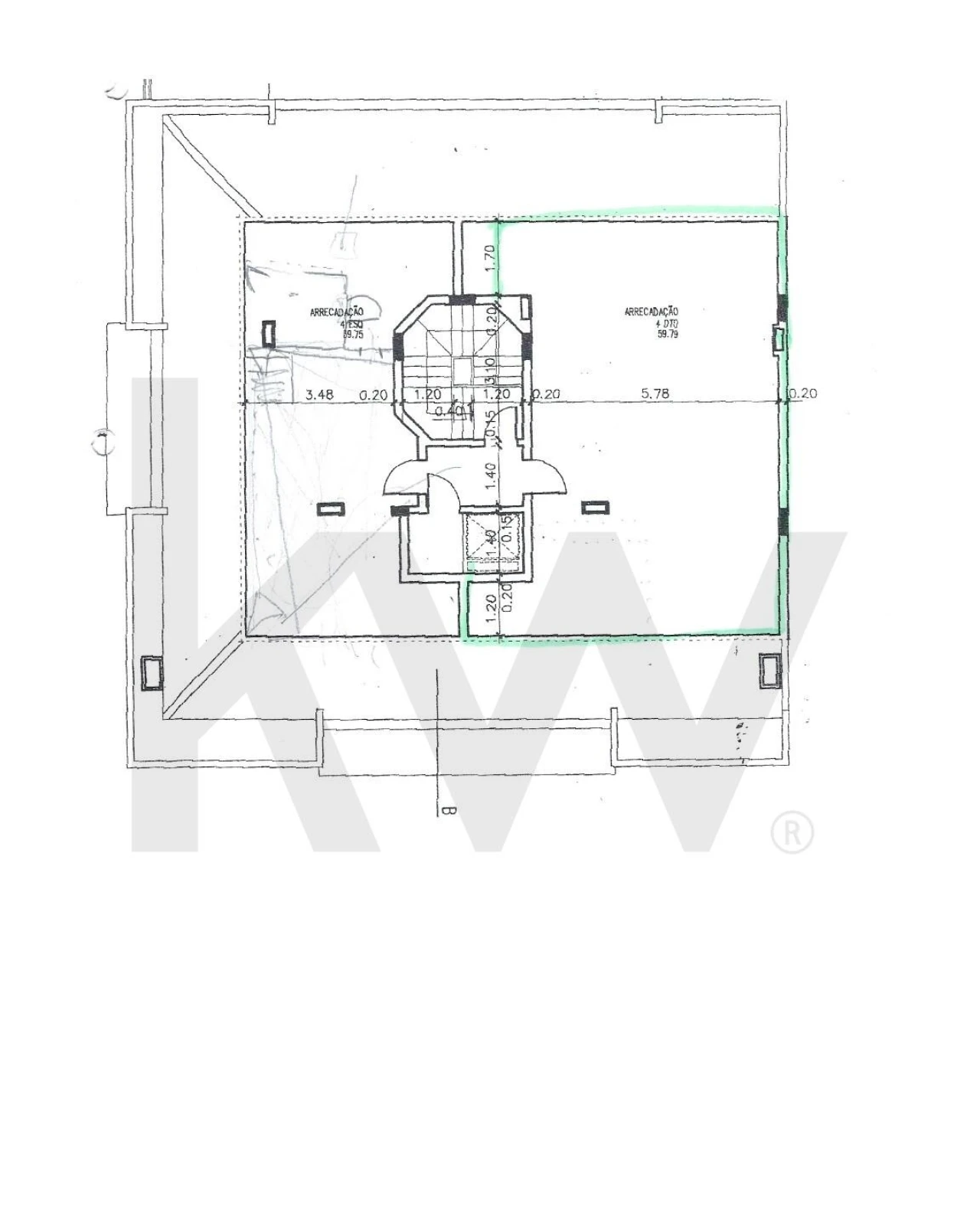Apartamento T3 para Arrendamento em Cascais e Estoril Planta 2