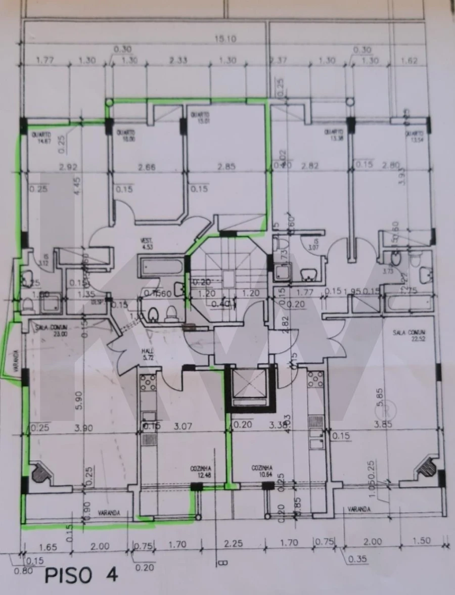 Apartamento T3 para Arrendamento em Cascais e Estoril Planta 1