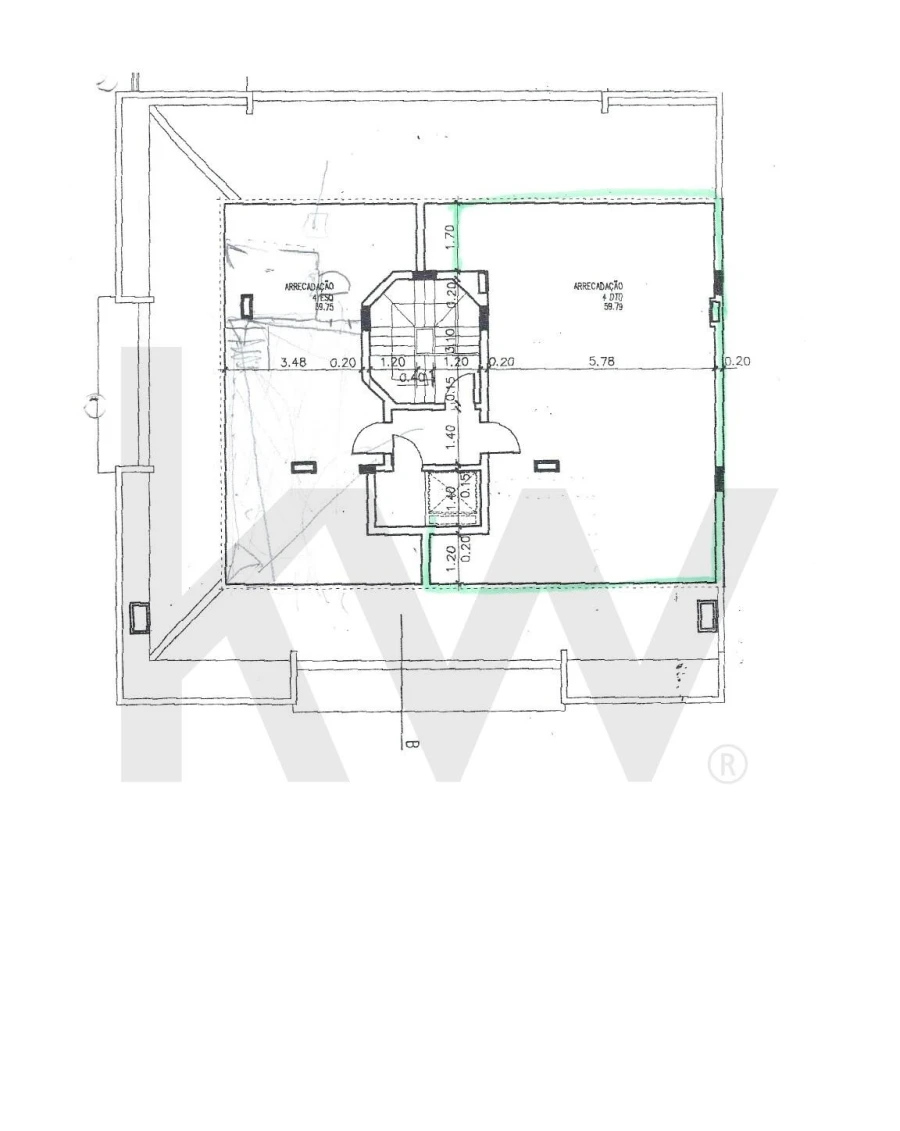 Apartamento T3 para Arrendamento em Cascais e Estoril Planta 2