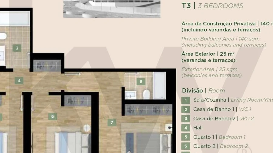 Apartamento T3 para Venda em Algés, Linda-A-Velha e Cruz Quebrada-Dafundo