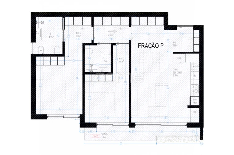 Apartamento T2 para Venda em Brufe Foto 32
