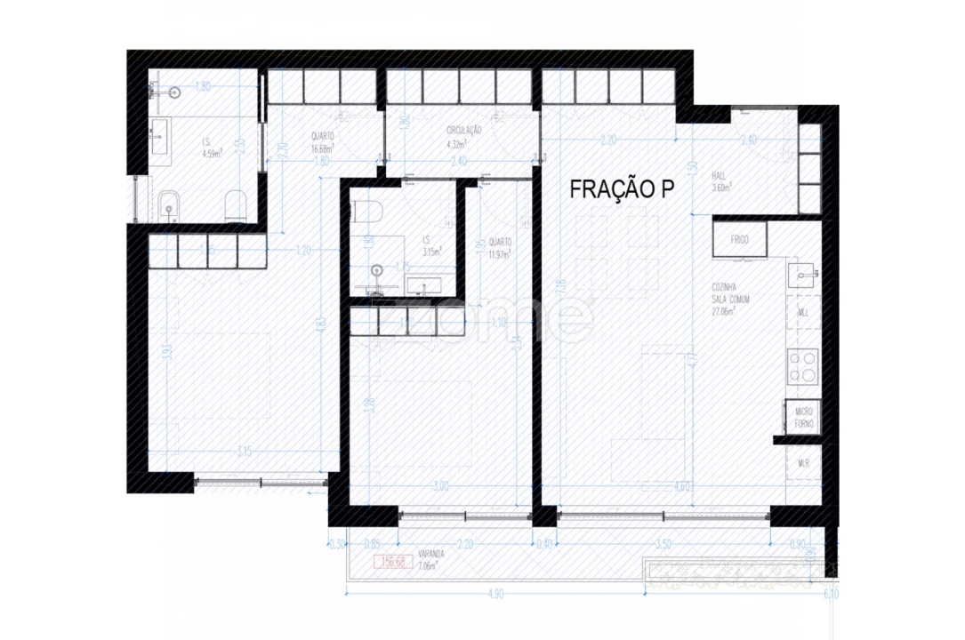 Apartamento T2 para Venda em Brufe Foto 32