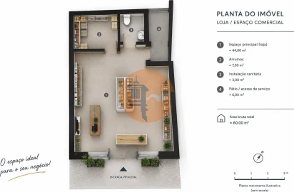 Loja para Trespasse em Faro (Sé e São Pedro)