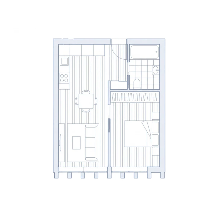 Apartamento T1 para Venda em Lordelo do Ouro e Massarelos Foto 14