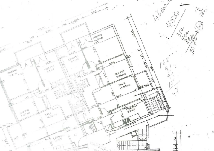 Apartamento T3 para Venda em Benfica Planta 1