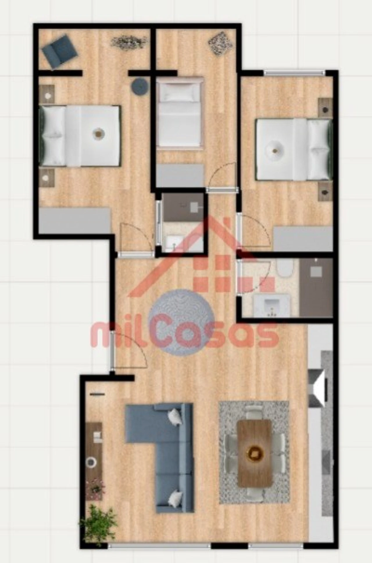 Apartamento T3 para Venda em Benfica Foto 24