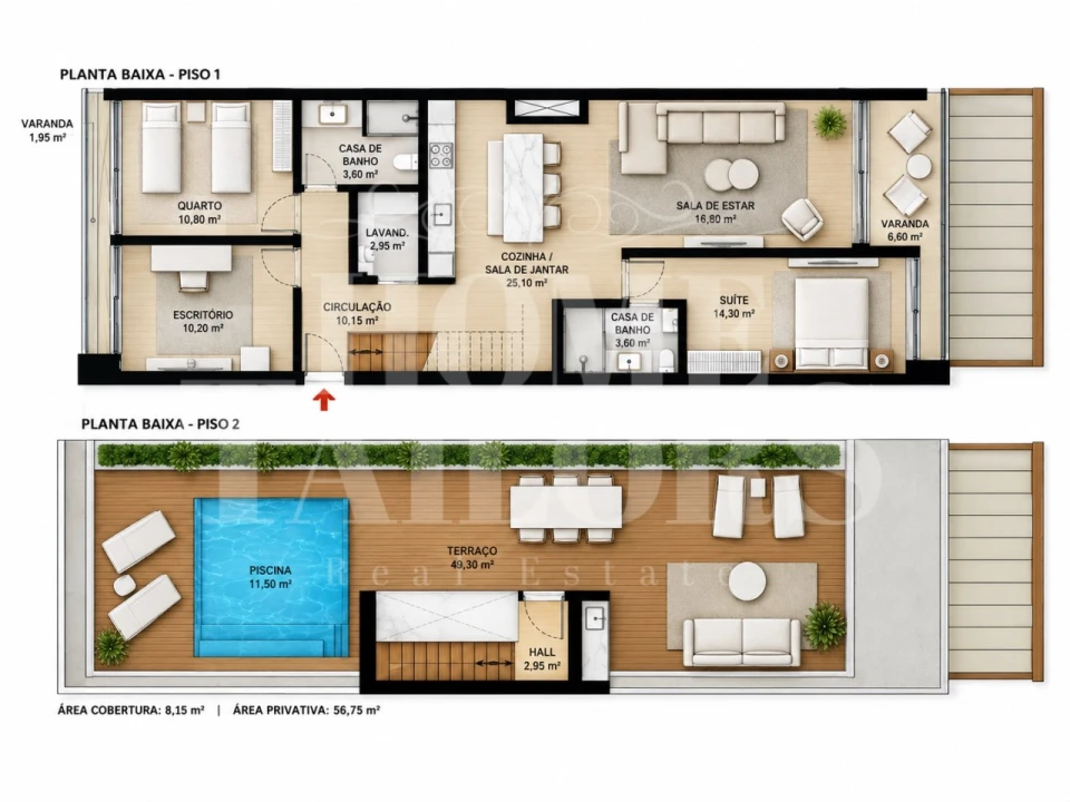 Apartamento T3 para Venda em Porto Covo Foto 16