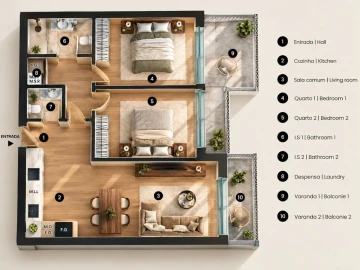 Apartamento T2 para Venda em Penafiel