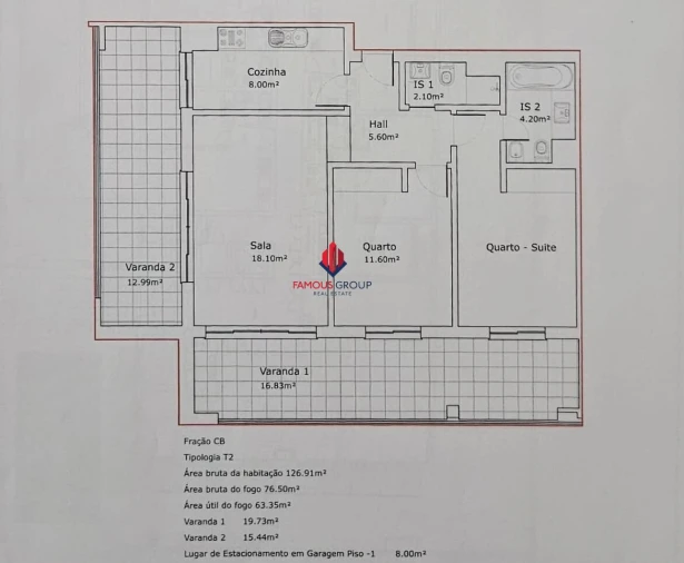 Apartamento T2 para Venda em Portimão Foto 27