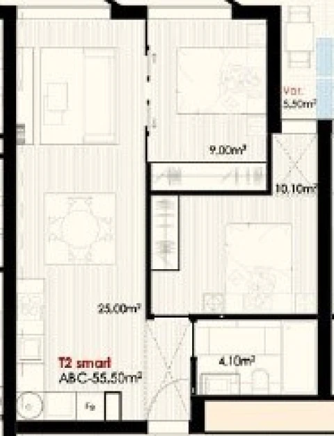 Apartamento T2 para Venda em Cedofeita, Santo Ildefonso, Sé, Miragaia, São Nicolau e Vitória