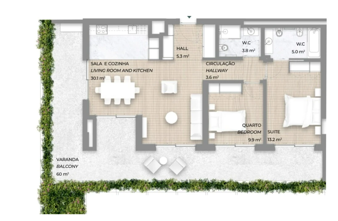 Apartamento T2 para Venda em Cidade da Maia Foto 23