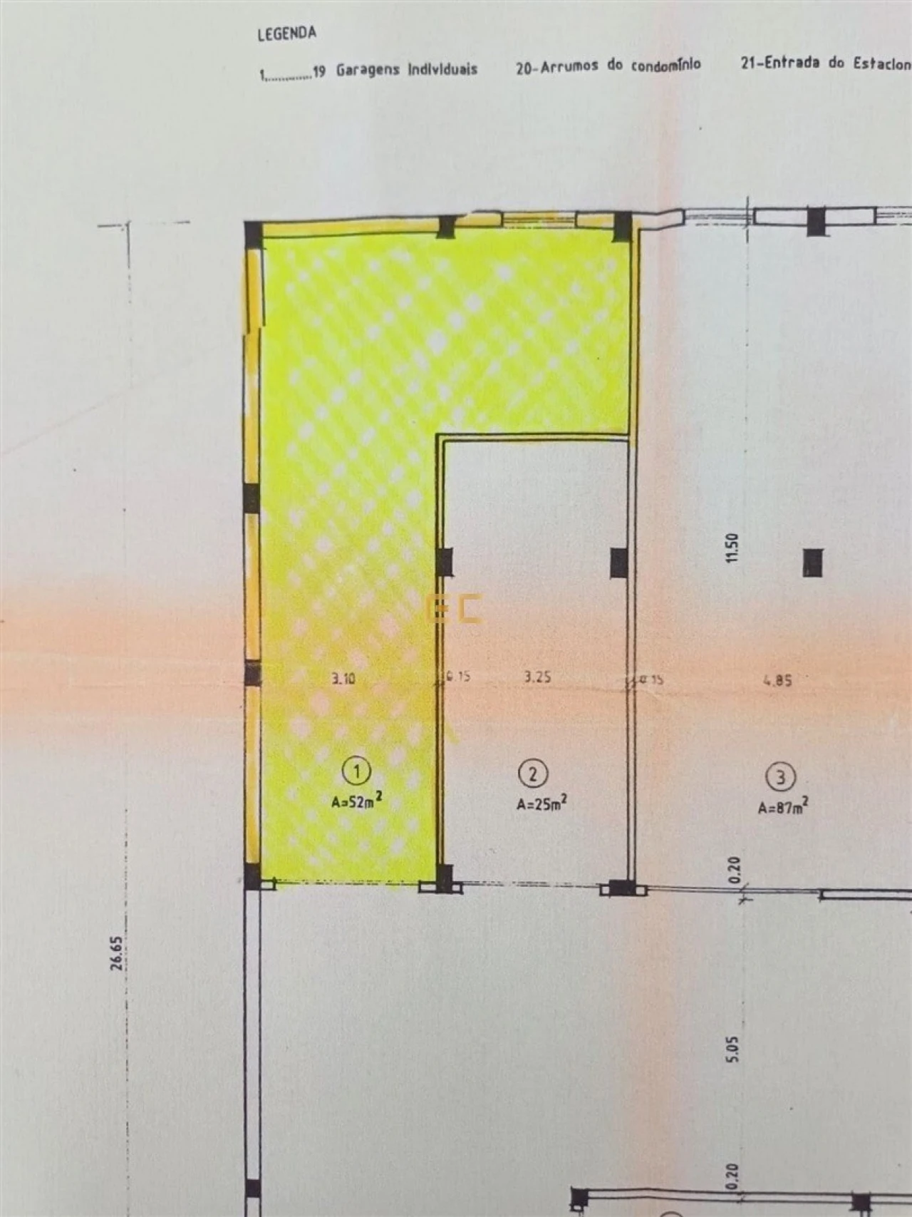 Apartamento T3 para Venda em Buarcos Planta 2