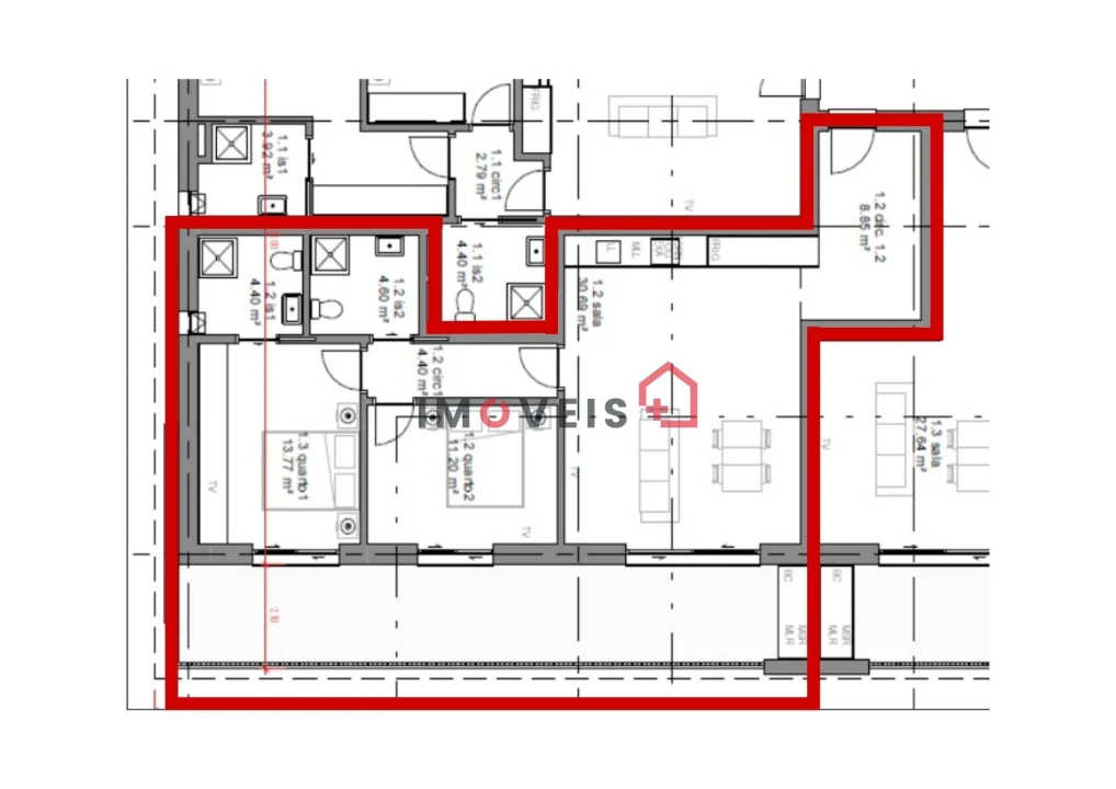 Apartamento T2 para Venda em Marrazes e Barosa Foto 2