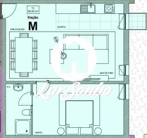 Apartamento T1 para Venda em Tamel (São Verissimo)