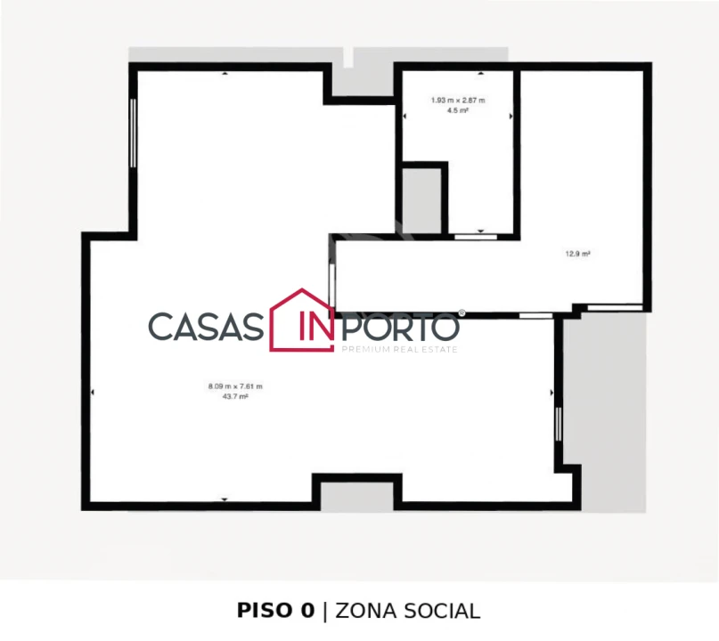 Apartamento T3 para Venda em Guia Planta 2