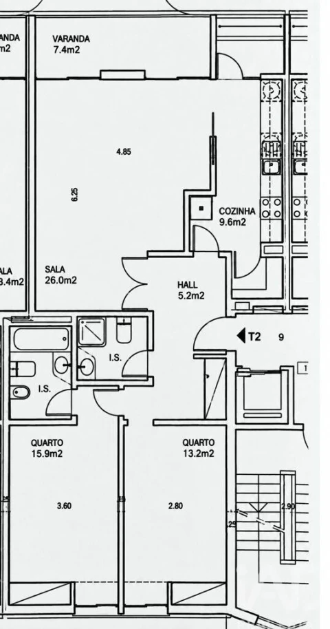 Apartamento T2 para Venda em Quarteira