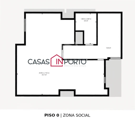 Apartamento T3 para Venda em Guia Planta 2