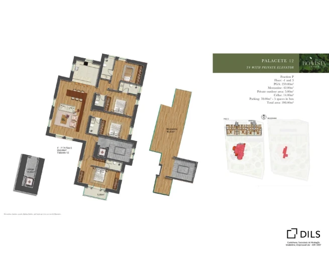 Apartamento T4 para Venda em Ramalde Planta 1