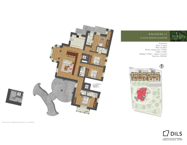 Apartamento T4 para Venda em Ramalde Planta 1