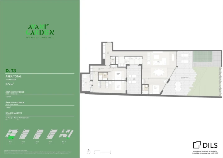 Apartamento T3 para Venda em Lordelo do Ouro e Massarelos Planta 1