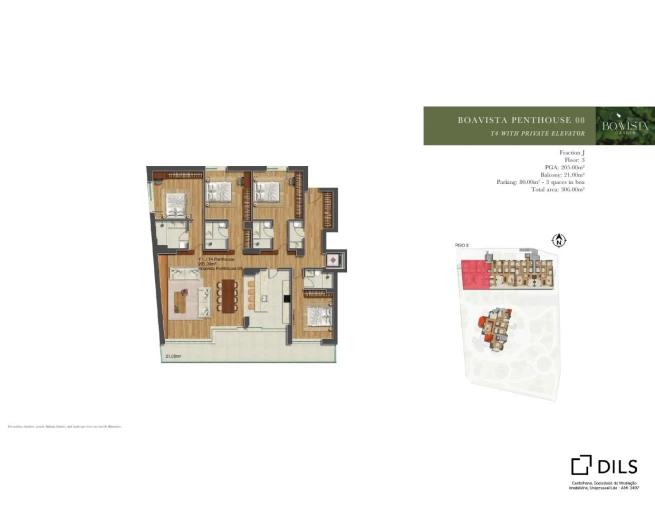 Apartamento T4 para Venda em Ramalde Planta 1