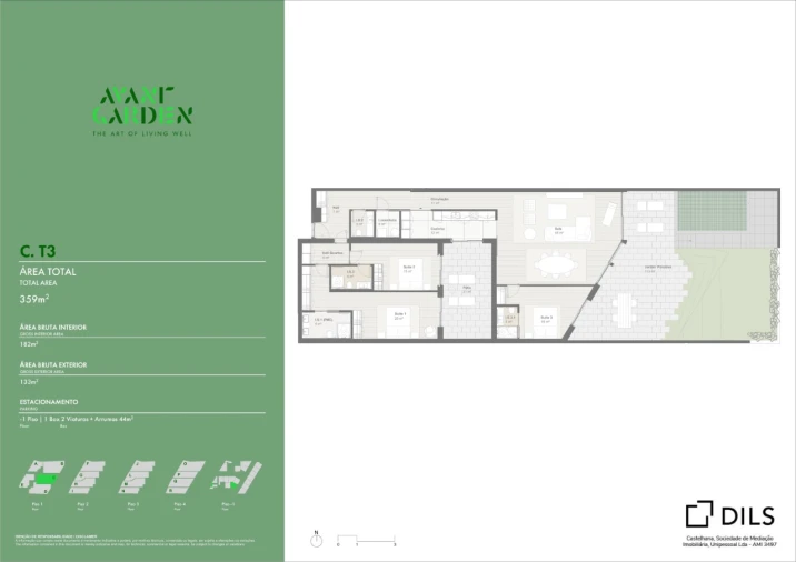 Apartamento T3 para Venda em Lordelo do Ouro e Massarelos Planta 1
