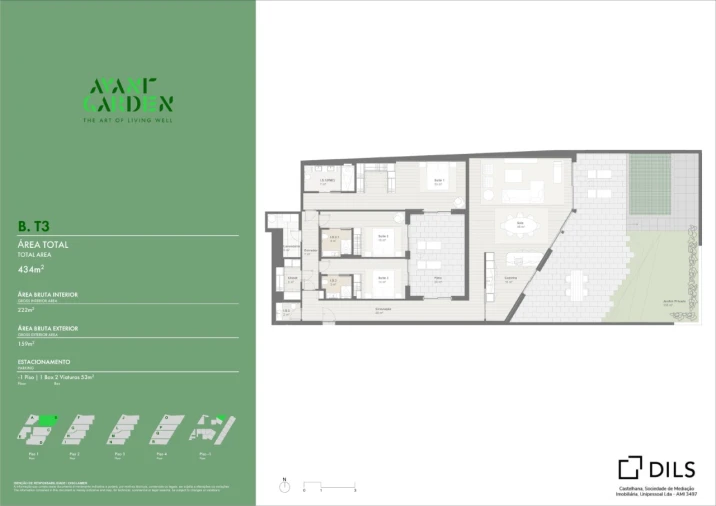 Apartamento T3 para Venda em Lordelo do Ouro e Massarelos Planta 1