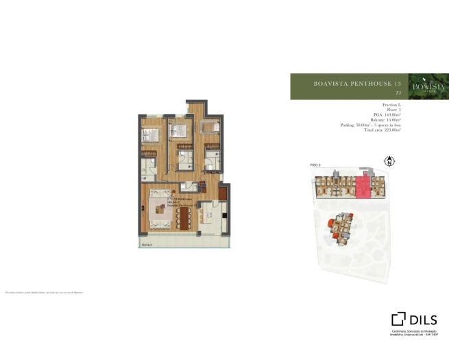 Apartamento T3 para Venda em Ramalde Planta 1