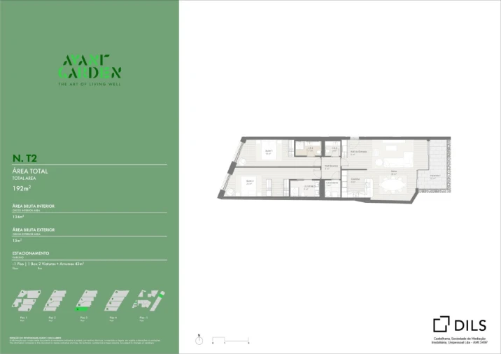 Apartamento T2 para Venda em Lordelo do Ouro e Massarelos Planta 1