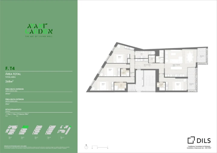 Apartamento T4 para Venda em Lordelo do Ouro e Massarelos Planta 1