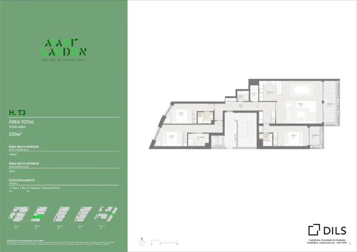 Apartamento T3 para Venda em Lordelo do Ouro e Massarelos Planta 1