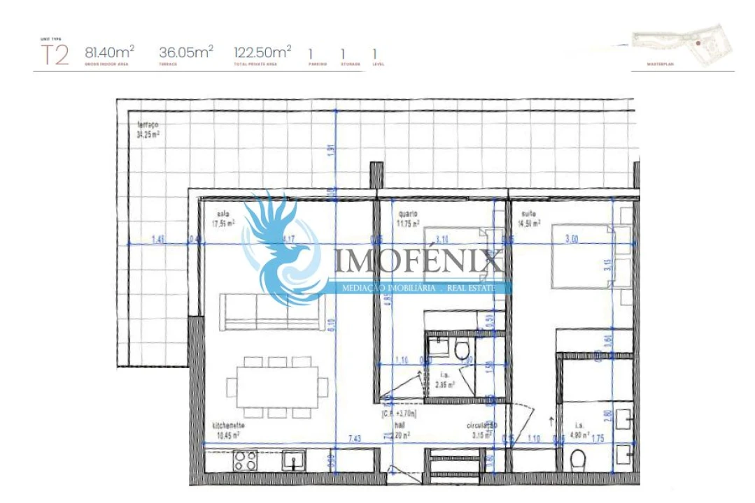 Apartamento T2 para Venda em Estômbar e Parchal Foto 10