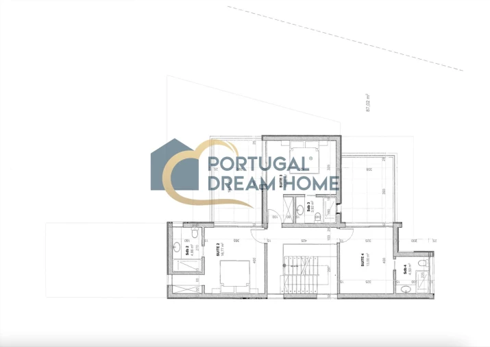 Moradia T4 para Venda em Albufeira e Olhos de Água Planta 1