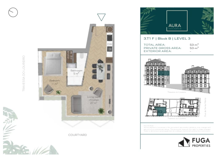Apartamento T1 para Venda em Santo António Planta 1