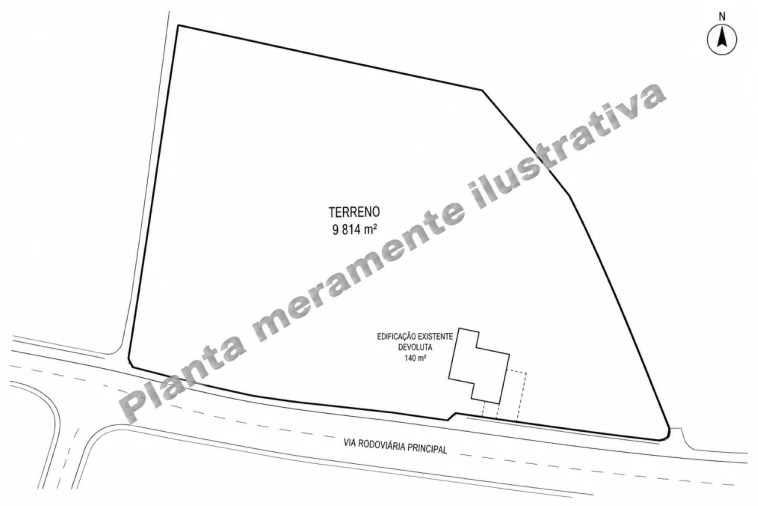 Terreno para Venda em Santo Antão e São Julião do Tojal Planta 1