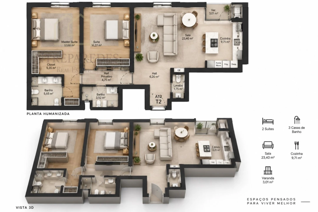 Apartamento T2 para Venda em Gondomar (São Cosme), Valbom e Jovim Foto 2