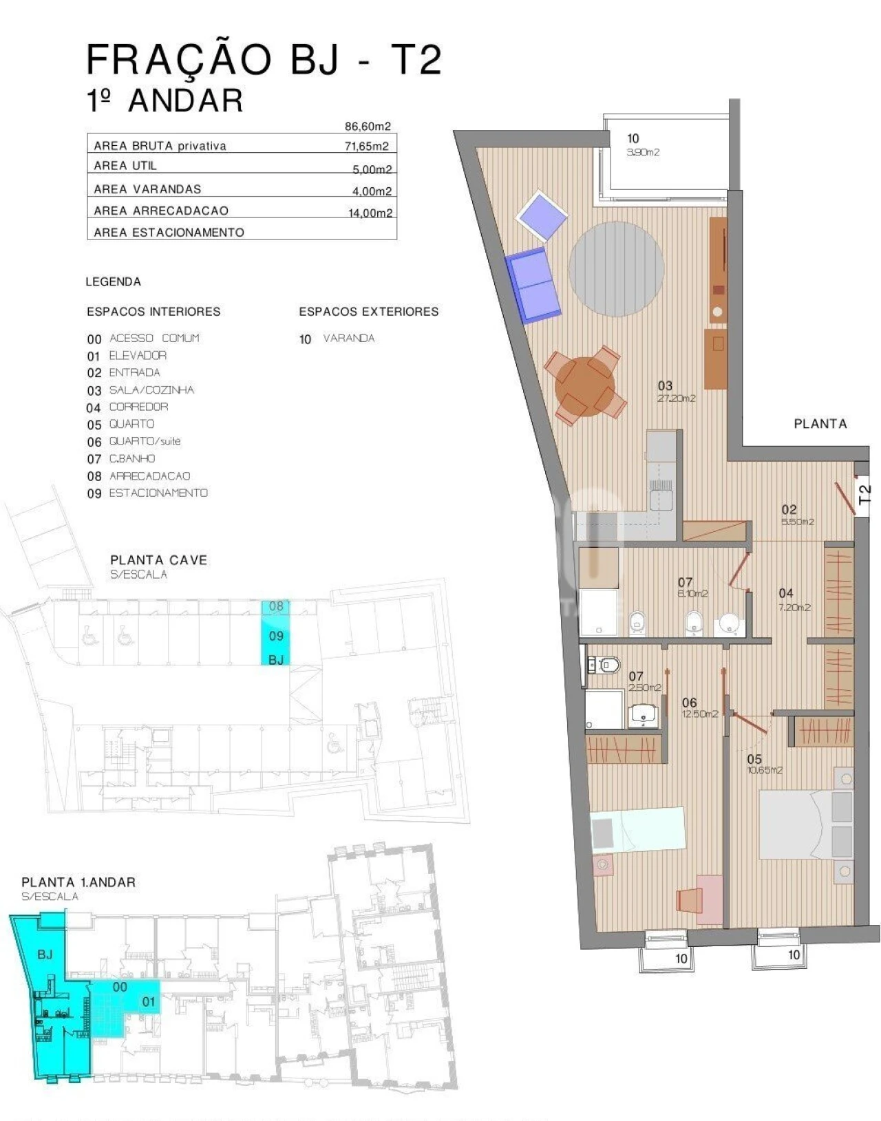Apartamento T2 para Venda em Ovar, São João, Arada e São Vicente de Pereira Jusã Foto 1