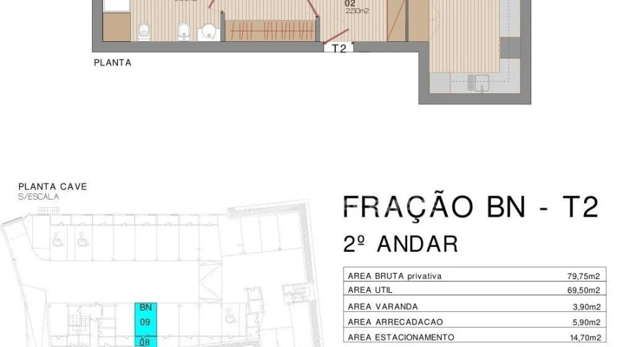 Apartamento T2 para Venda em Ovar, São João, Arada e São Vicente de Pereira Jusã