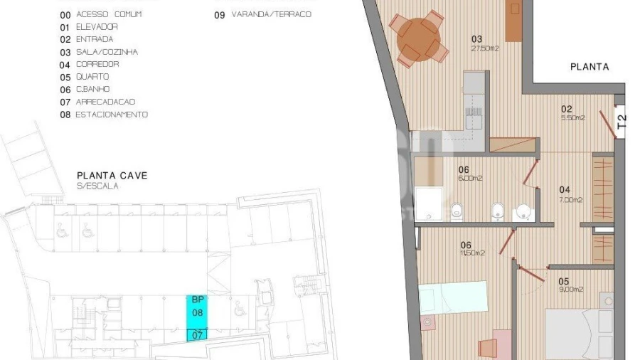 Apartamento T2 para Venda em Ovar, São João, Arada e São Vicente de Pereira Jusã