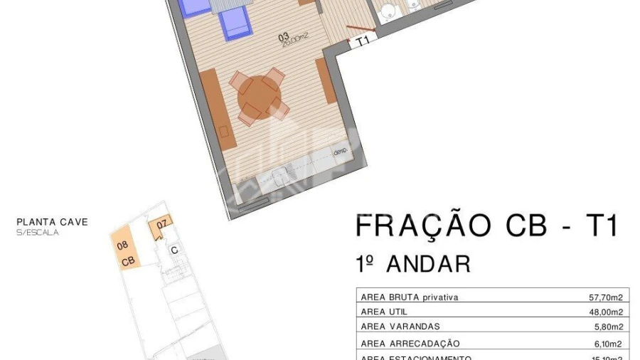Apartamento T1 para Venda em Ovar, São João, Arada e São Vicente de Pereira Jusã