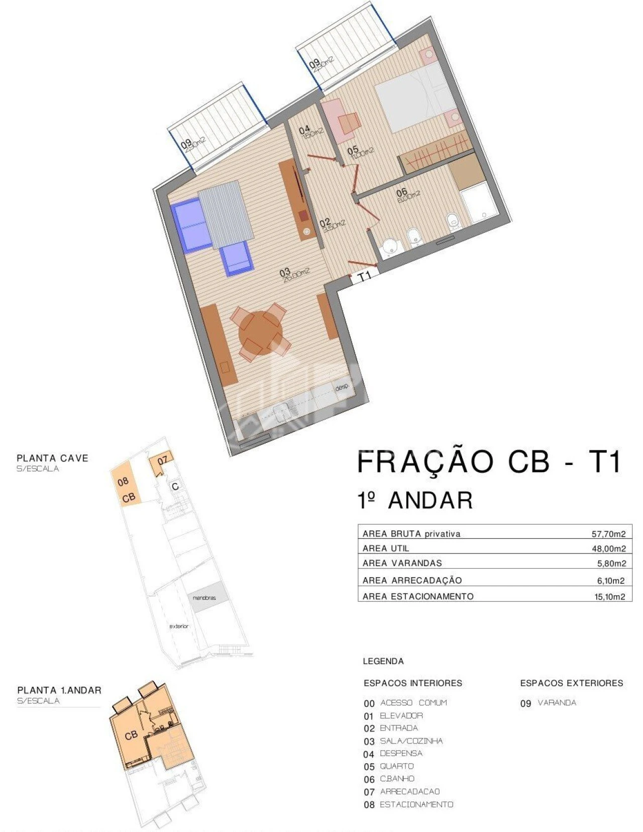 Apartamento T1 para Venda em Ovar, São João, Arada e São Vicente de Pereira Jusã Foto 1
